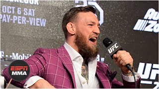 FULL Conor McGregor vs Khabib Nurmagomedov UFC 229 press conference  ESPN MMA [upl. by Yorztif]