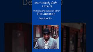 Tito Jackson Dead at 70 [upl. by Wills682]