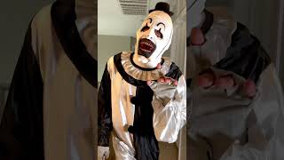 Art the Clown Cosplay Costume  Immortal masks amp Trickortreatstudios [upl. by Aznarepse]