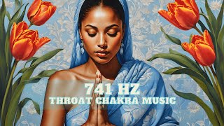 Throat Chakra Meditation with 741Hz Frequency and Ambient Music  innerwisdom chakrahealing [upl. by Press]