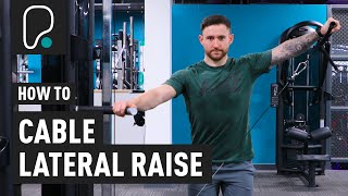 How To Do Cable Lateral Raises [upl. by Oag]