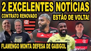 2 EXCELENTES NOTÍCIAS NO FLAMENGO NEGÓCIO FECHADO NO MENGÃO APOIO E HOMENAGEM PARA GABIGOL NO JOGO [upl. by Meilen]