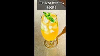 Easy Recipe For Homemade Iced Tea  How to Make Iced Tea  Refreshing drinks for summer [upl. by Notyap]