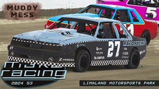 Dirt Mini Stock  Limaland  iRacing [upl. by Robi]