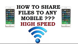 SHAREIT  HOW TO TRANSFER FILES PHOTOS VIDEOS AND APPS TO ANY MOBILE HIGH SPEED [upl. by Artenra444]