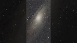 Andromeda Galaxy captured with a ZWO Seestar S50 telescope🔭🌌shorts telescope astronomy universe [upl. by Airalednac]