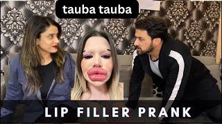 Lip Filler Prank On My Husband HE GETS MAD [upl. by Frodina]