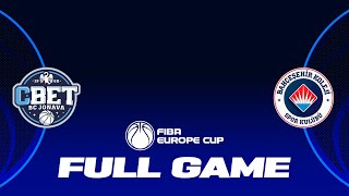 Jonava CBet v Bahcesehir College  Full Basketball Game  FIBA Europe Cup 202324 [upl. by Assenal]