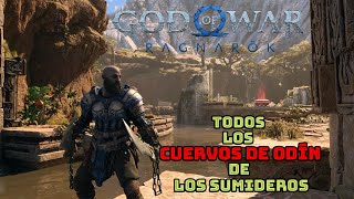 God of War Ragnarök  Todos los Cuervos de Odín de Los Sumideros Vanaheim [upl. by Nimzay]