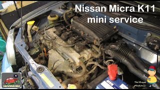 Nissan Micra K11  Mini Service [upl. by Alram]