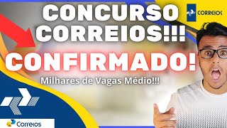 Concurso Correios está confirmadoTudo sobre os correios e Concurso 2023 MédioMilhares de Vagas [upl. by Ymas]