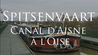 Spitsenvaart op het kanaal van de Aisne naar de Marne [upl. by Arianne]