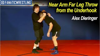 Near Arm Far Leg Throw from the Underhook with 3x NCAA Champion Alex Dieringer [upl. by Zelde]