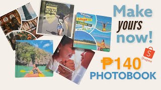 PAANO GUMAWA NG PHOTOBOOK ₱140 voucher via Shopee Stepbystep guide editing amp checkout [upl. by Naz214]