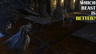 Pontiff and his Beast vs Gravetender and his Greatwolf  Dark Souls 3 [upl. by Htebaras]