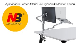 NB OL3L Ayarlanabilir Laptop Standı ve Ergonomik Monitör Tutucu [upl. by Enelhtac]