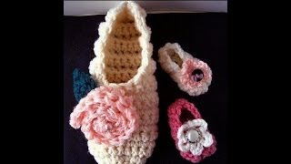 FREE crochet pattern BASIC BEGINNER SLIPPERS OR BOOTIES how to make slippers [upl. by Flem]