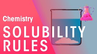 Solubility Rules  Acids Bases amp Alkalis  Chemistry  FuseSchool [upl. by Acinemod]