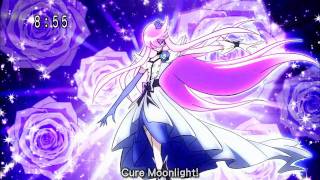 Heartcatch Precure Cure Moonlight Transformation [upl. by Everson823]