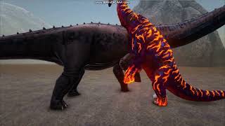 BRACHIOSAURUS vs GIRAFFATITAN vs ARGENTINOSAURUS  Ark Survival Evolved [upl. by Airamzul]