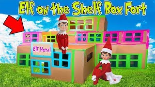 ELF on the SHELF 3 Story BOX FORT [upl. by Massab595]