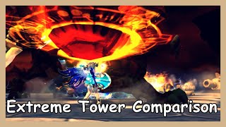 Dragon Nest SEA  Gear Master Comparison Extreme Tower amp Ancient Hero Skill Boosted [upl. by Nosylla]