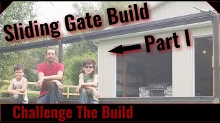 How To Install A Sliding Gate From Scratch The Easy Way [upl. by Gnilyarg]