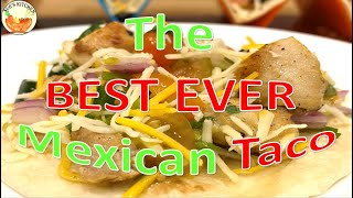 The Best Ever Mexican Taco How to make spicy chicken taco🌮 [upl. by Dis]