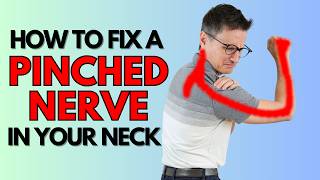 How to Fix a Pinched Nerve in Your Neck amp Shoulder Blade  Nerve Flossing  Dr Jon Saunders [upl. by Soph]