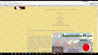 Astrologia Wedyjska  quotJagannatha Horaquot program astrologiczny [upl. by Wein421]