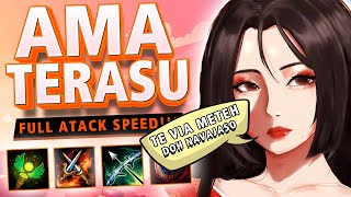 AMATERASU SOLO  BUILD A FULL ATACK SPEED OP  SMITE Master Conquest [upl. by Amann]