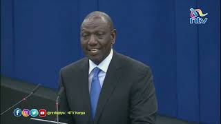 President William Ruto addresses the European Parliament FULL SPEECH [upl. by Wyndham]