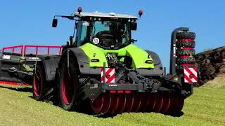 Maishäckseln u Einsilieren 2023 mit Fendt KATANA 85  Claas AXION 930 u Fendt Favorit 926 Vario [upl. by Nnednarb]