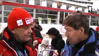 Skisprung TV Interview mit Sepp Gratzer 4Schanzentournee  31122009 [upl. by Havens]