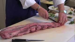 How to clean a whole tenderloin with Chef Dean Corbett [upl. by Sitoeht]