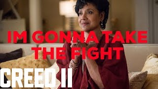 CREED 2 Adonis tells His mom he’s gonna Fight DRAGO 😬😬😬 [upl. by Yazbak]