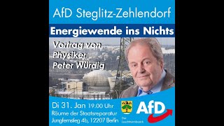 Peter Würdig  Energiewende ins Nichts [upl. by Nireil]