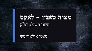 מאטי אילאוויטש מצוה טאנץ גראמען  לאקס  Motty Ilowitz Mitzvah Tantz audio gramen  Lax [upl. by Soule117]