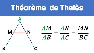 COURS Appliquer Théorème de Thalès pour calculer une longueur  3ème année collège  3APIC Biof [upl. by Montfort]