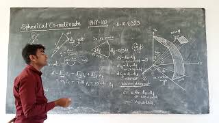 Spherical coordinate systemspherical systemBSc l semester physics [upl. by Airamana]