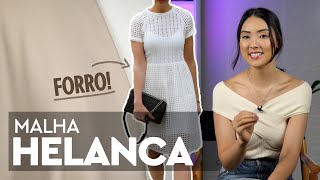 Conheça o Tecido Malha Helanca a Malha Ideal para Forro de Roupas Casuais até Vestidos de Festa [upl. by Ssenav]