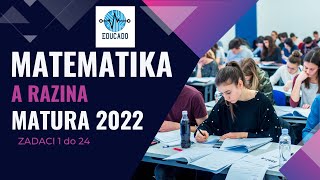 Matura 2022  Matematika A razina zadaci višestrukog izbora [upl. by Anera236]