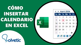 Como Insertar Calendario en Excel [upl. by Assinna]