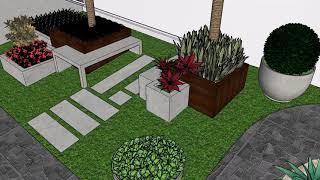 PAISAGISMO RESIDENCIAL EXCLUSIVE PROPOSTA 02 [upl. by Olegna551]