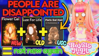 People Are DISAPPOINTED In Roblox Royale Highs NEWEST Hair Update AGAIN amp This is Why My Thoughts [upl. by Anayd]