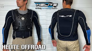 Test du gilet airbag Helite Offroad  destiné à une élite [upl. by Ynattyrb]