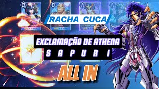 EXCLAMAÇÃO DE SAPURI ALL IN Invocação até pegar SAINT SEIYA AWEKENING Racha Cuca [upl. by Leeann211]