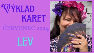 💞LEV 🍀  ČERVENEC 2024 💞 [upl. by Nnaharas]