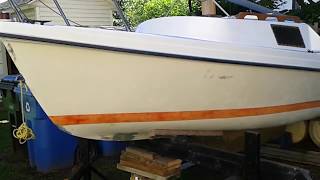 DillerSchwill DS16 sailboat hull and keel care [upl. by Antonino994]