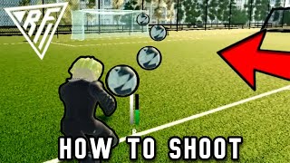 Shooting Tutorial in Real Futbol 24  ROBLOX [upl. by Etnahsa]